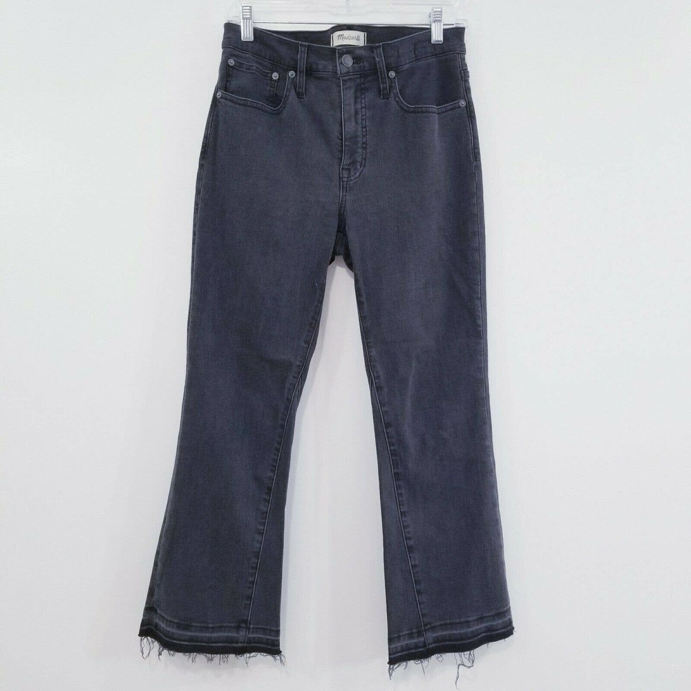 Madewell Cali Demi-Boot Jeans Black/Gray